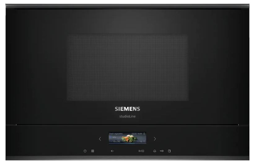 Siemens studioLine iQ700 Einbau-Mikrowelle BF922L1B1
