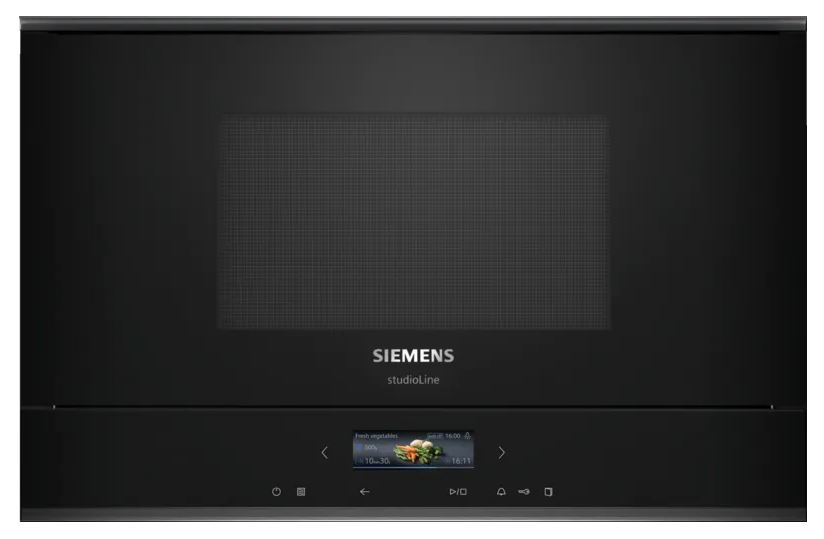 Siemens studioLine iQ700 Einbau-Mikrowelle BF922R1B1