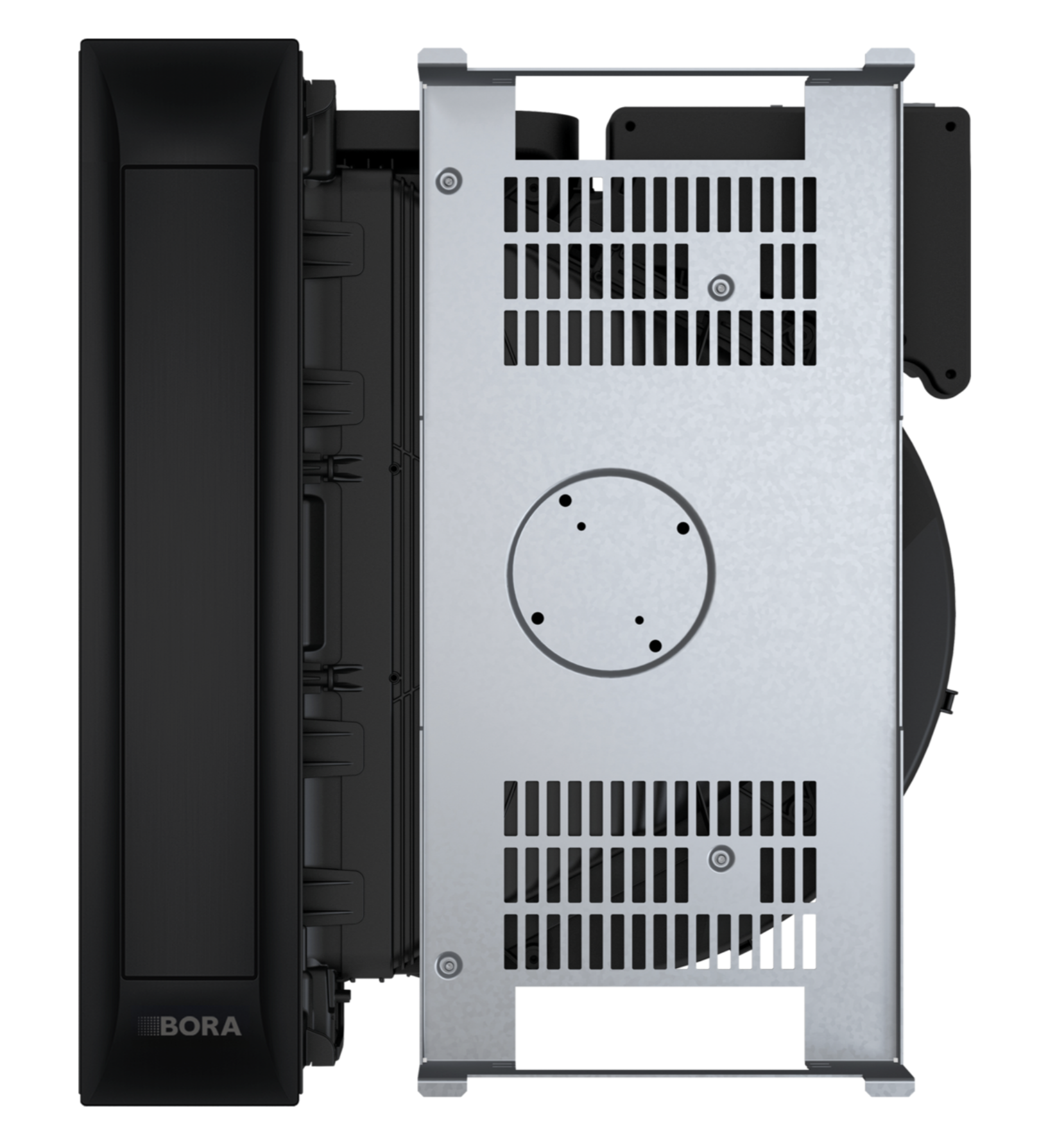 Bora PKAS3AB Pro Kochfeldabzugssystem mit integriertem Lüfter All Black  