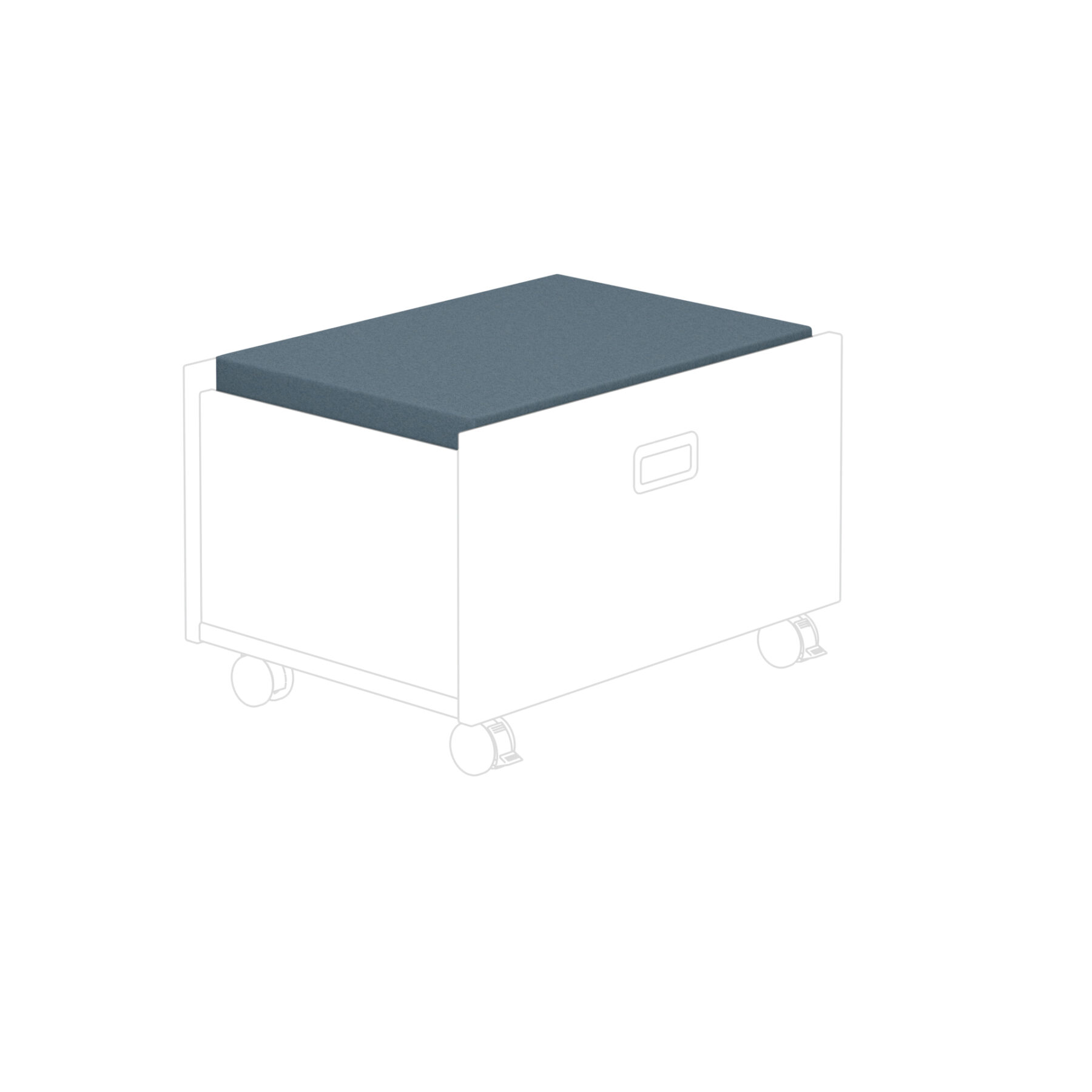 Paidi Sitzpolster für Rollbox, Stoffgruppe 6 ( Mikrofaser ) 